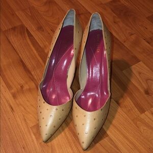 Kate Spade Ostrich Leather Heels